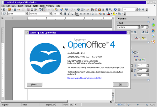OpenOffice 4.1.1 for OS/2